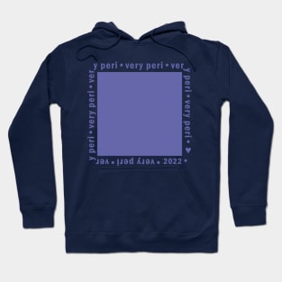 Very Peri Color of the Year 2022 Swatch Periwinkle Blue Hoodie